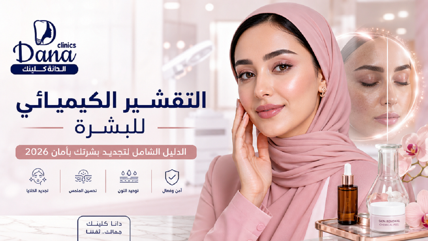 التقشير الكيميائي للبشرة: الدليل الشامل لتجديد بشرتك بأمان 2026 | دانا كلينك
